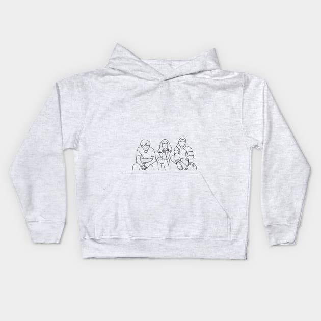 Elle Hollis Kids Hoodie by SabineHoppakee